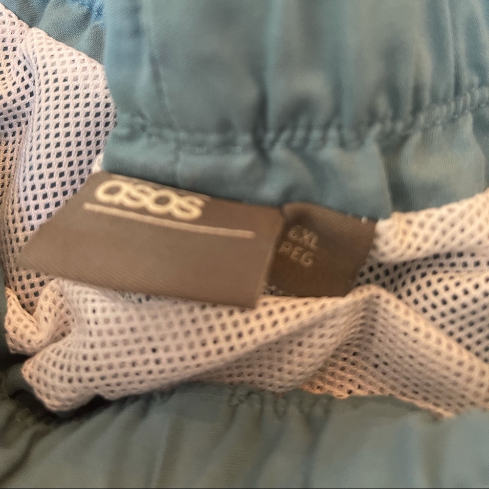 ASOS Men’s Blue Swim Trunks - Picture 6 of 8